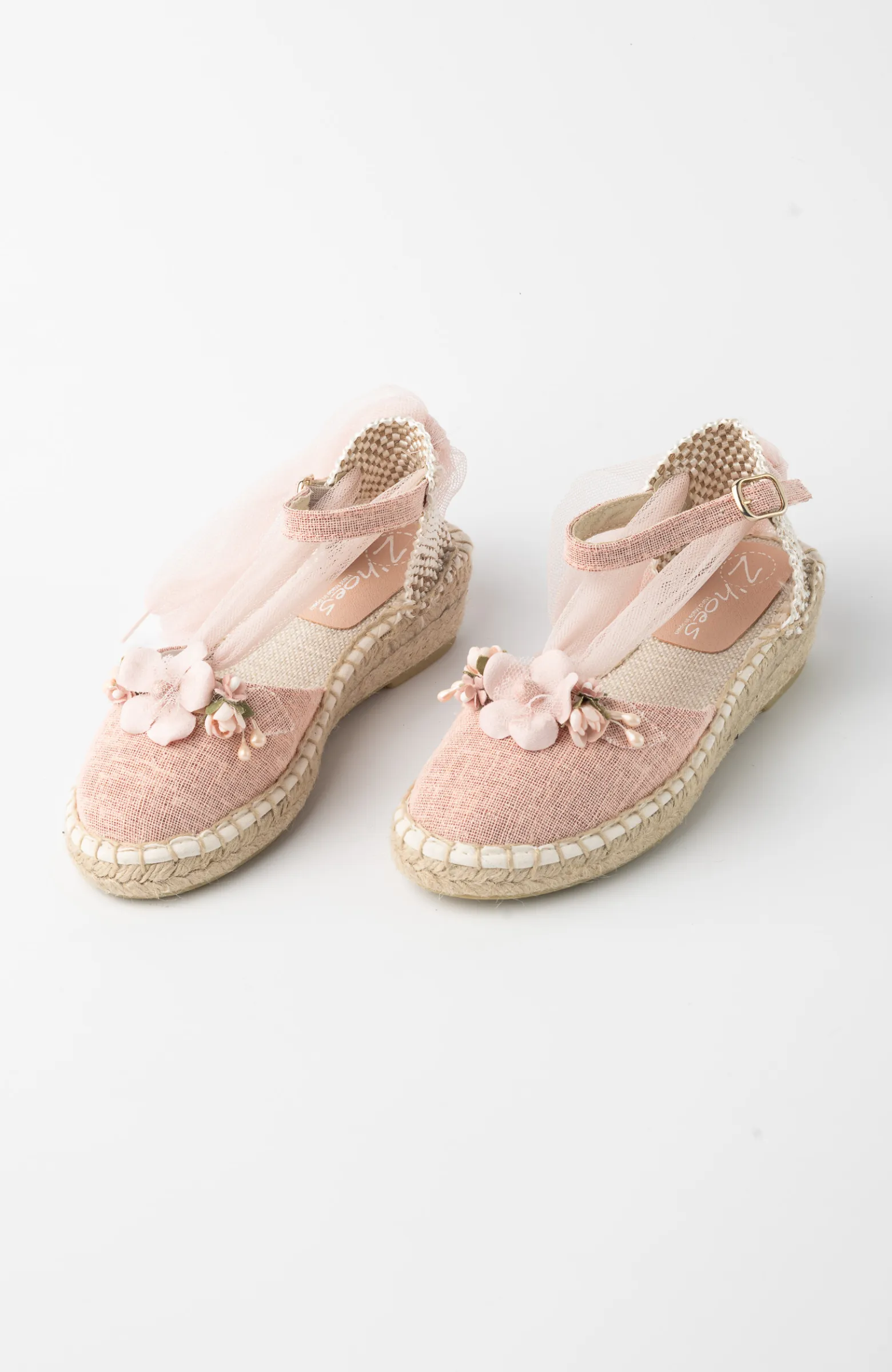 Esparteña brillo niña rosa Bali