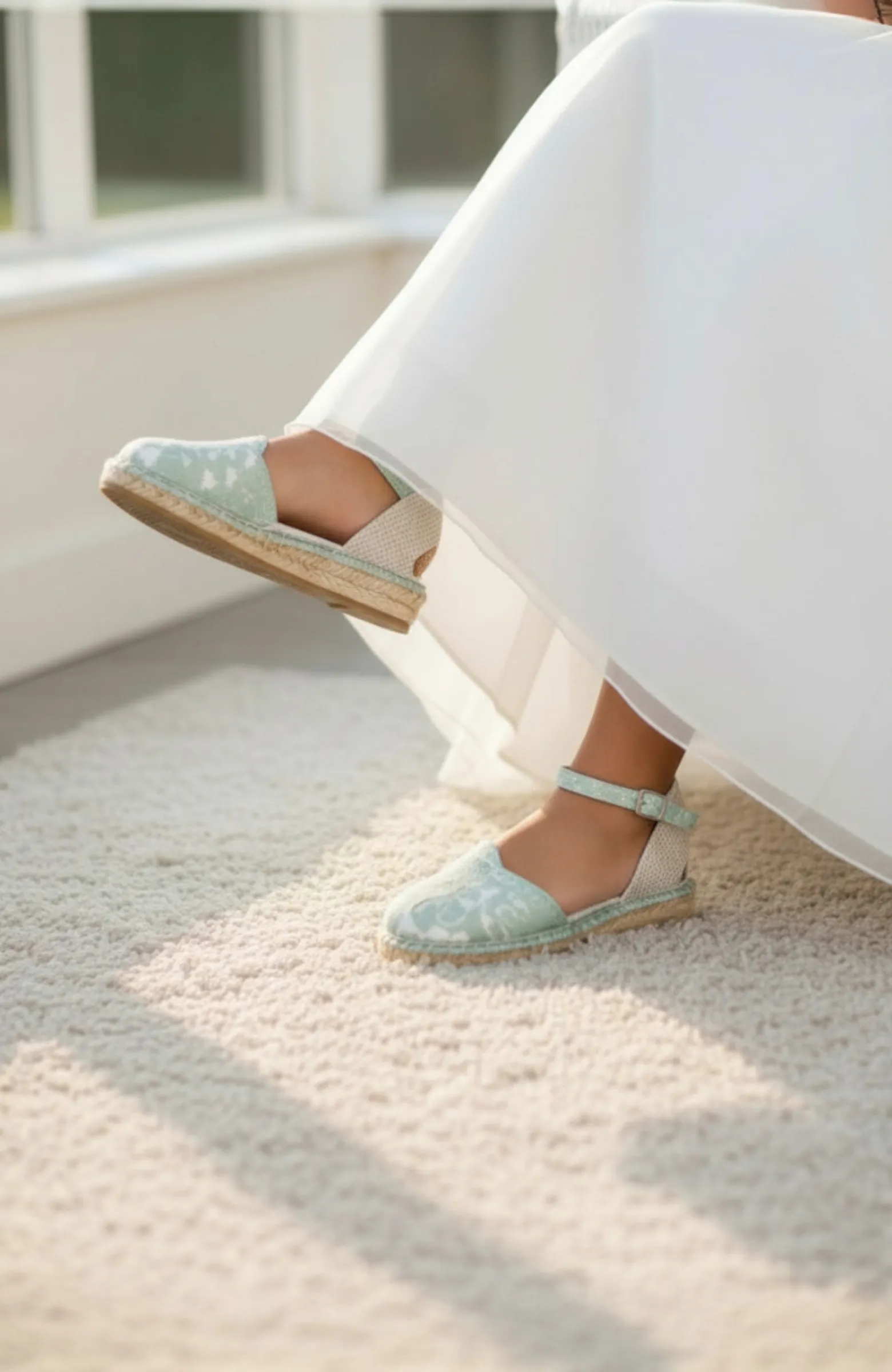 zapato niña Comunion esparteña