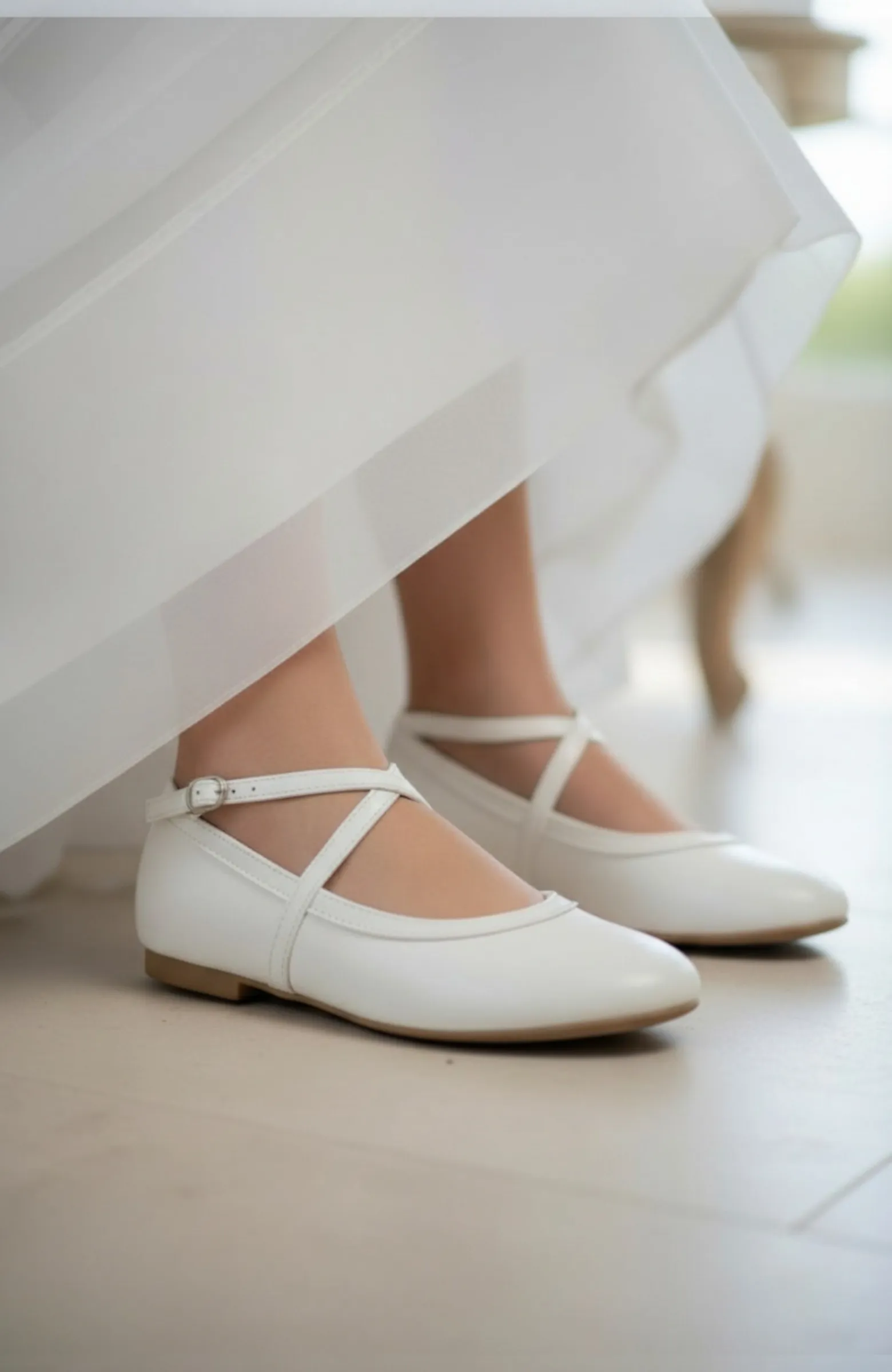 Zapatos niña Comunión blancos