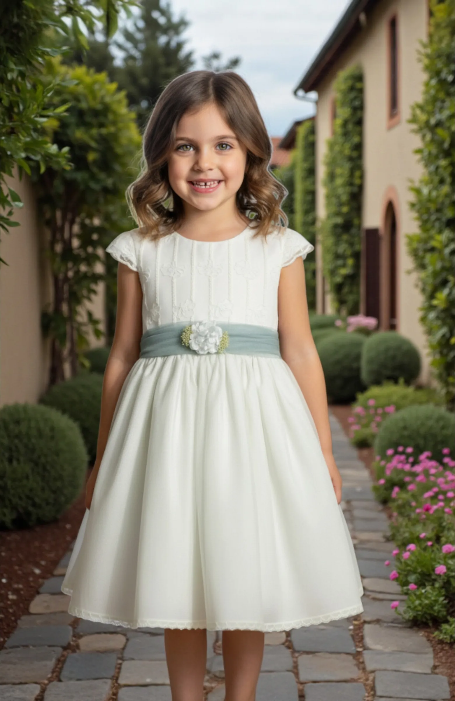 vestido niña ceremonia