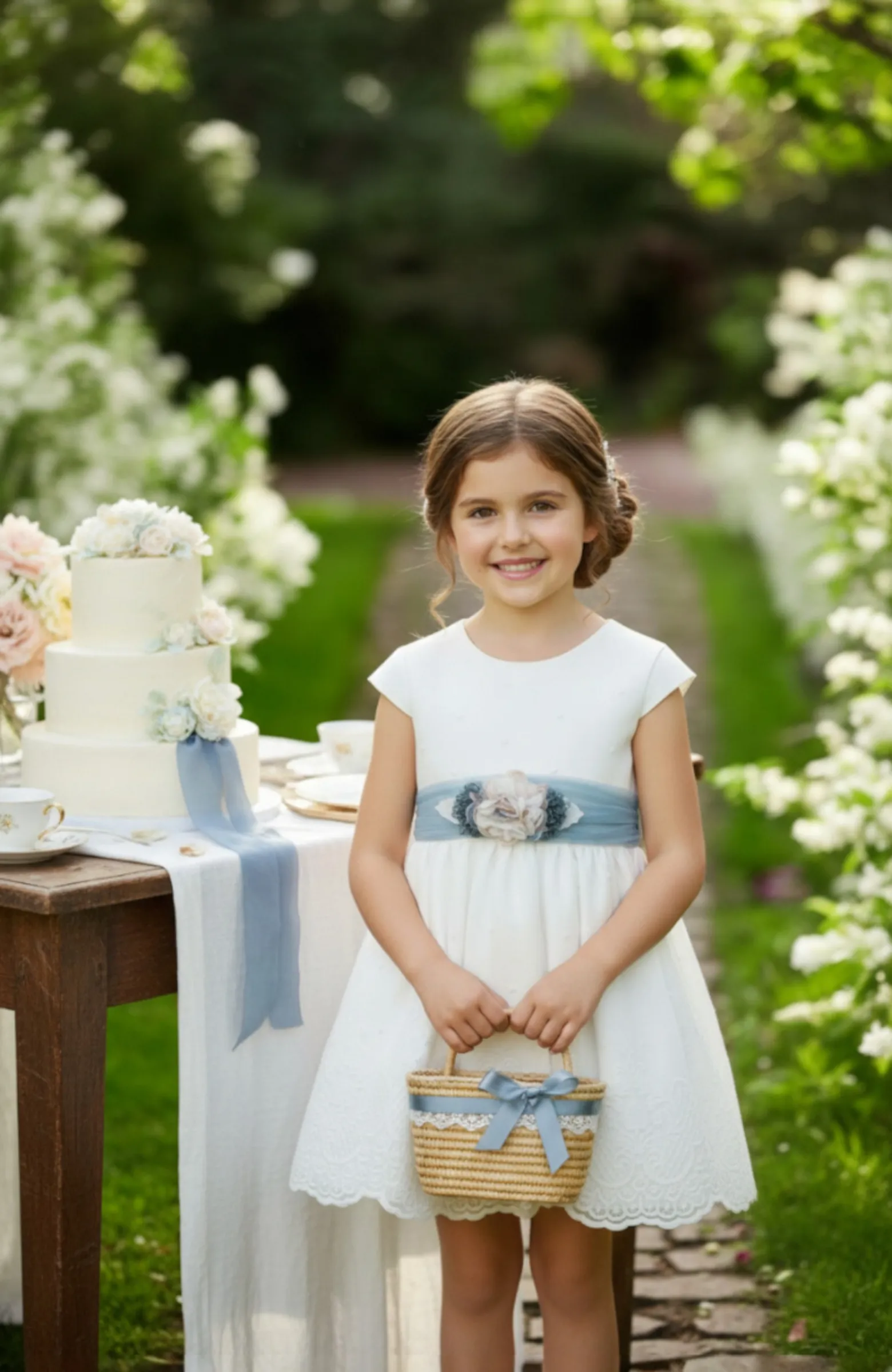 vestido niña ceremonia
