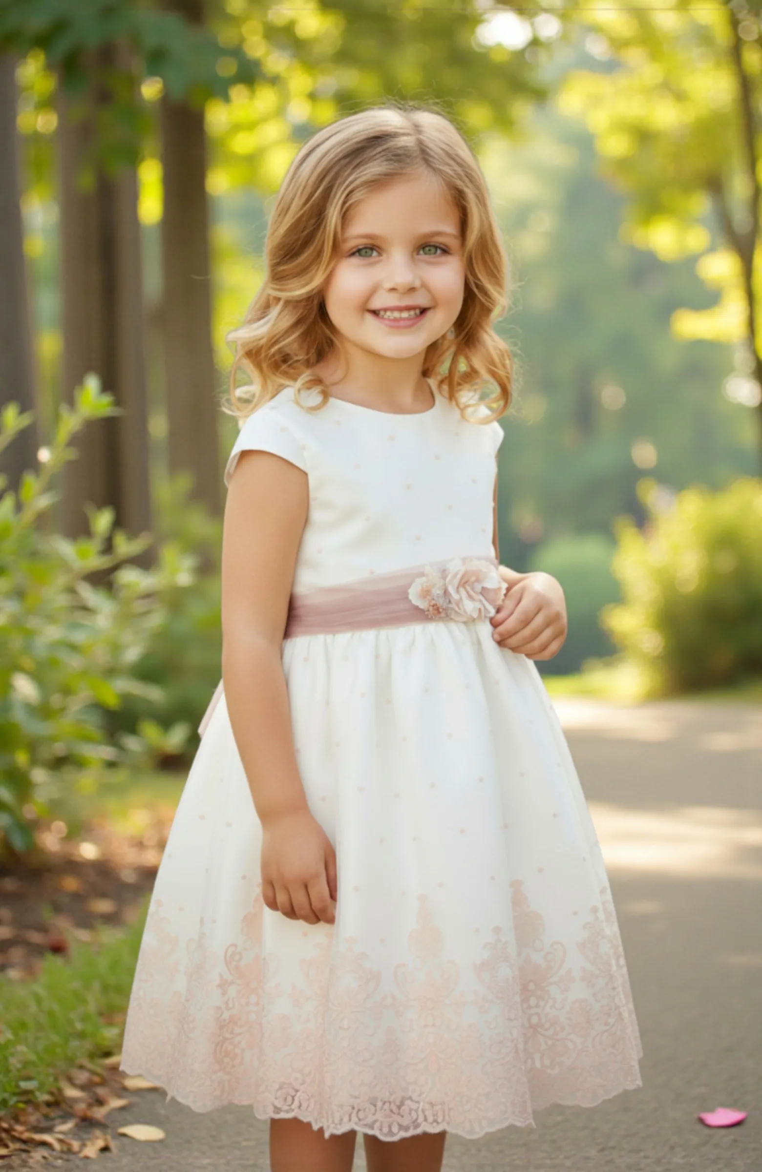 vestido niña ceremonia