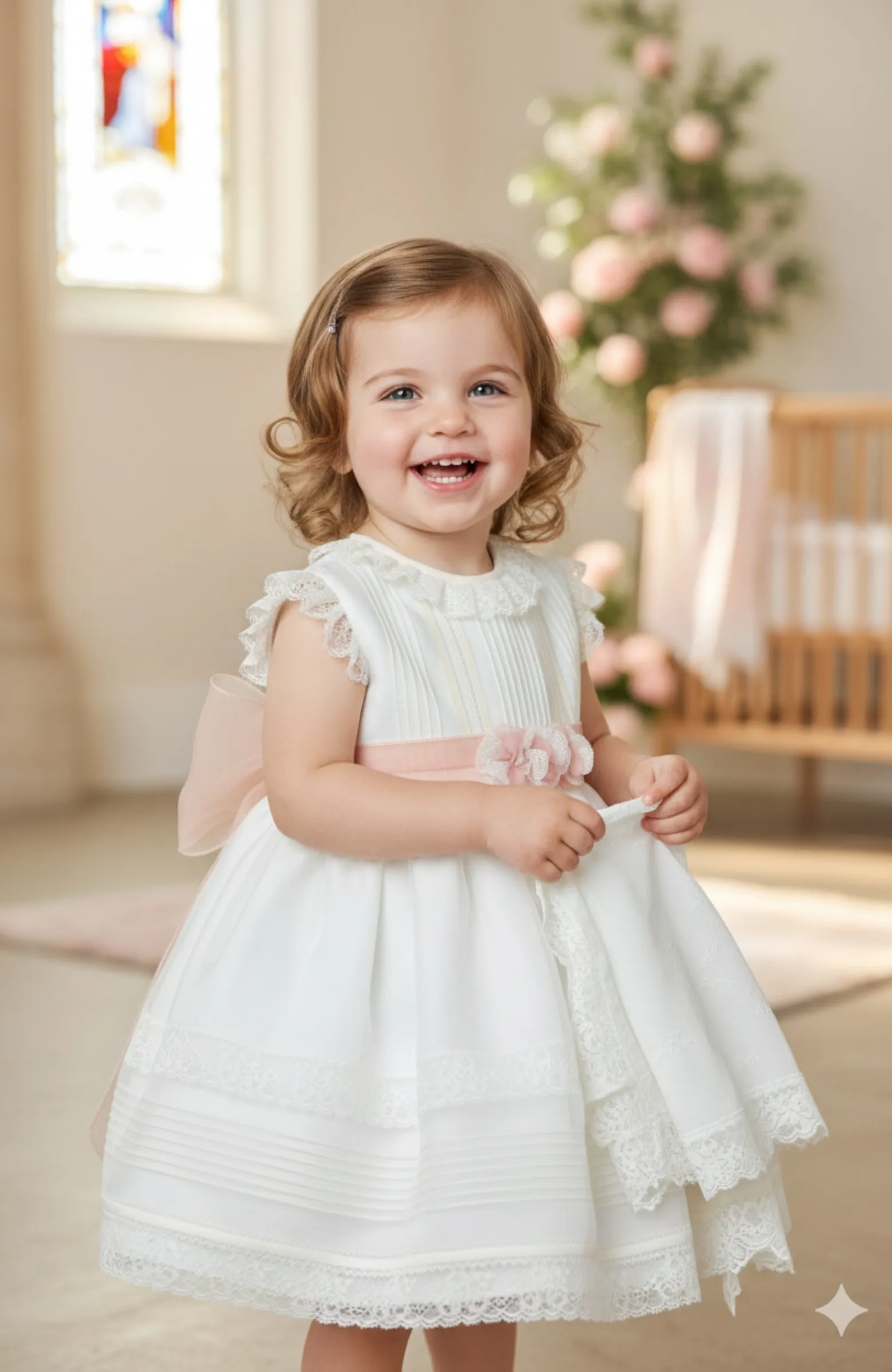 vestido bautizo niña