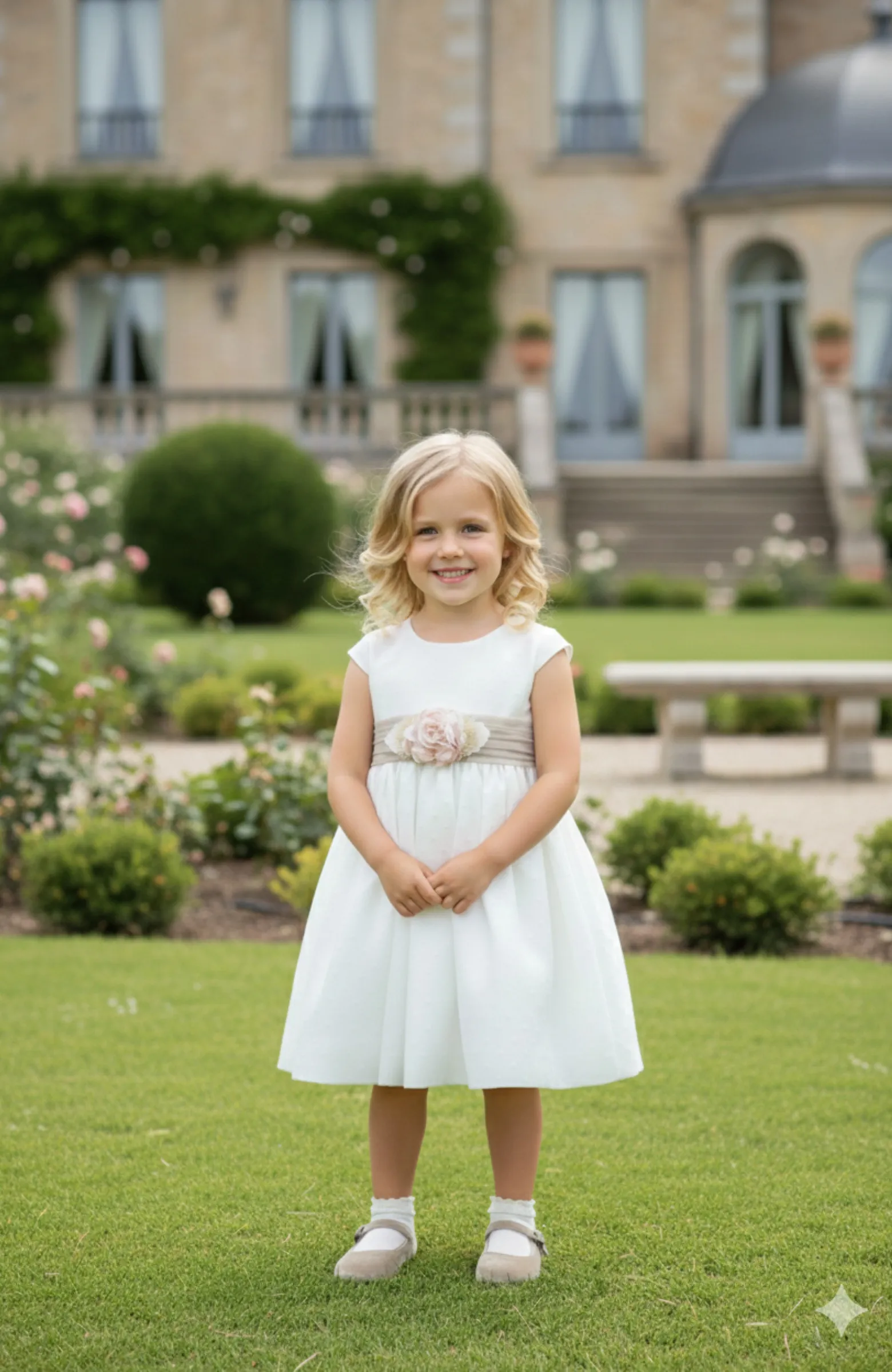 Mercecitas niña terciopelo camel Piris