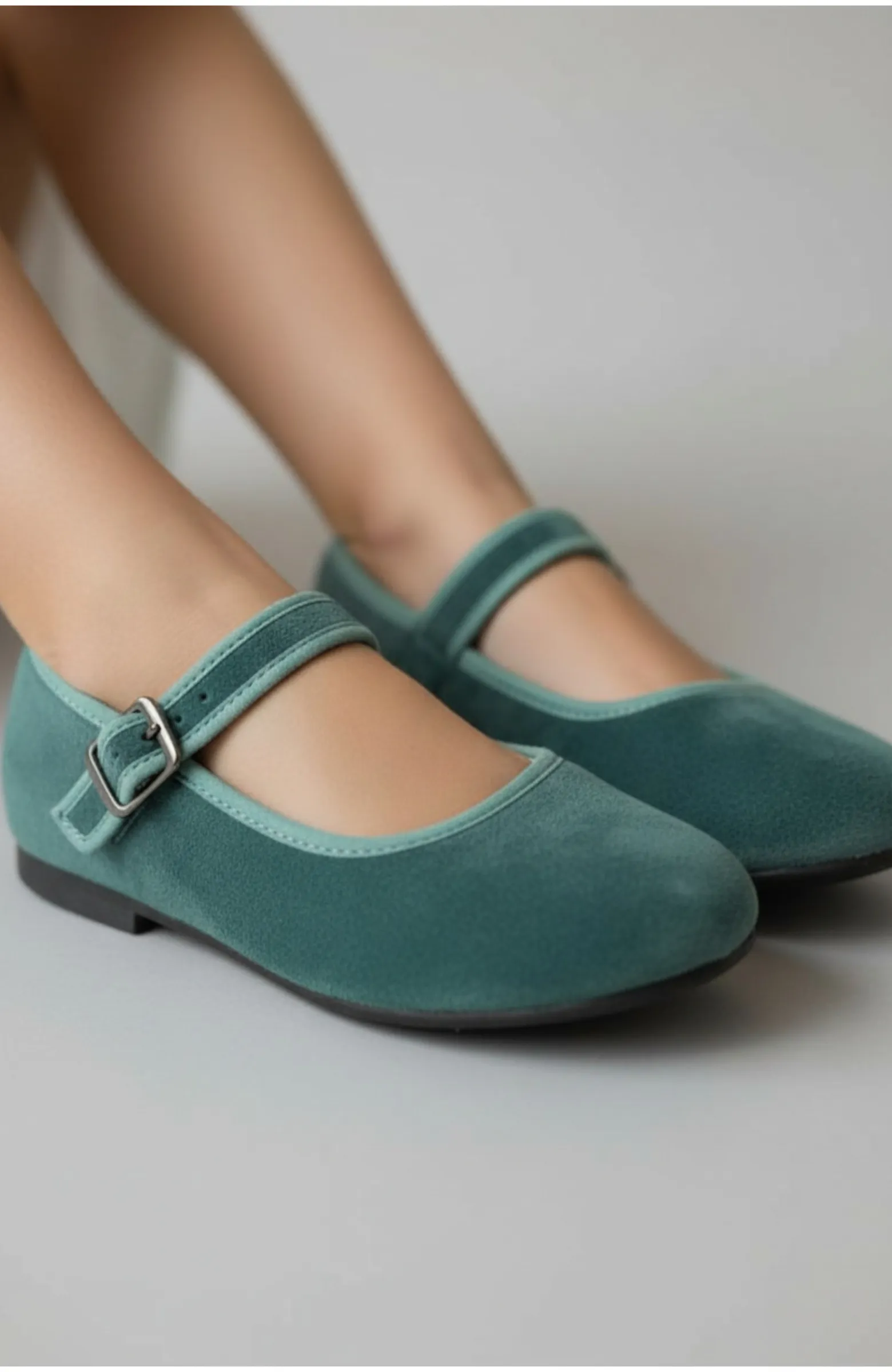 Merceditas niña terciopelo  