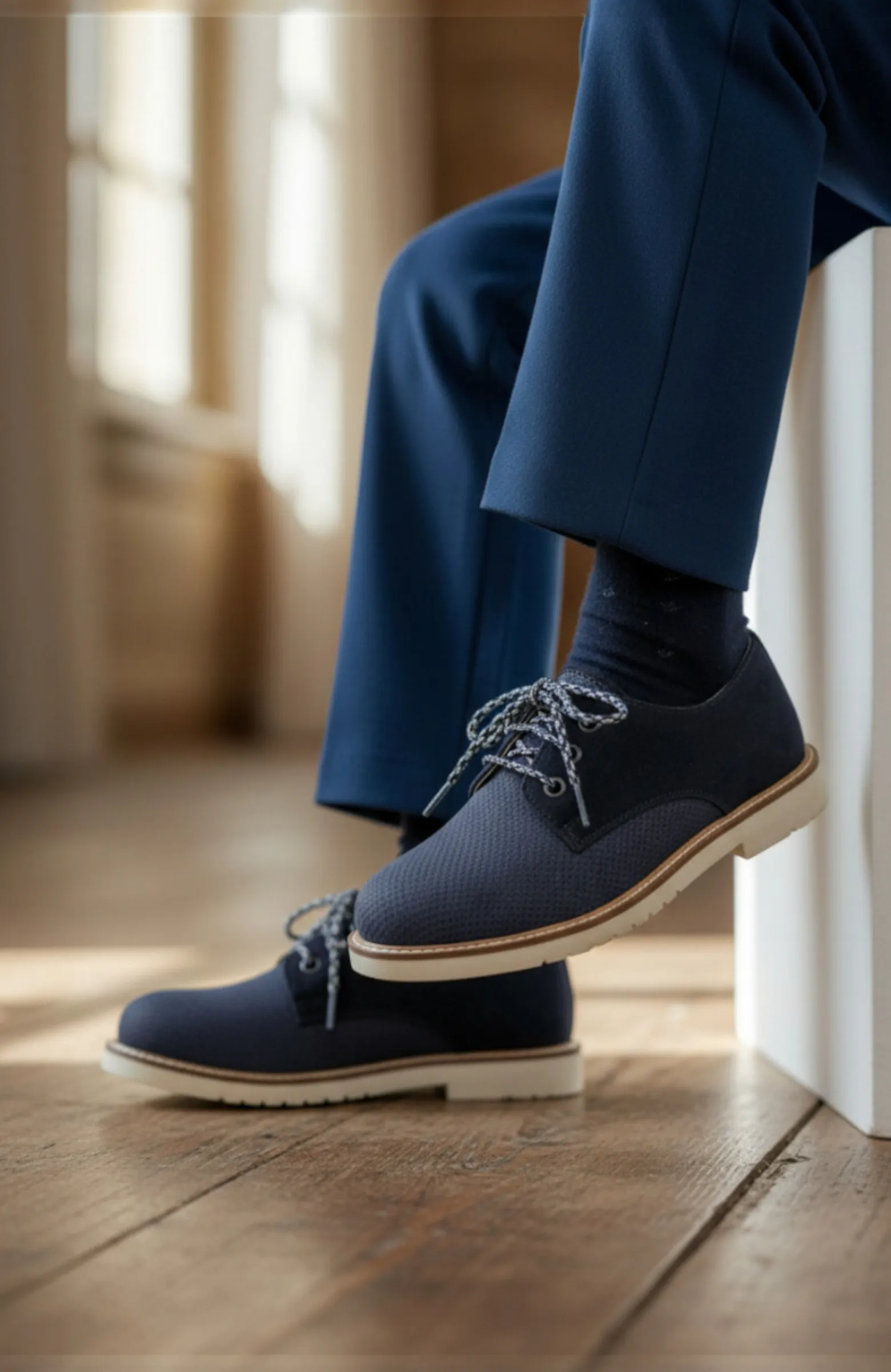 Zapatos de niño ceremonia azul