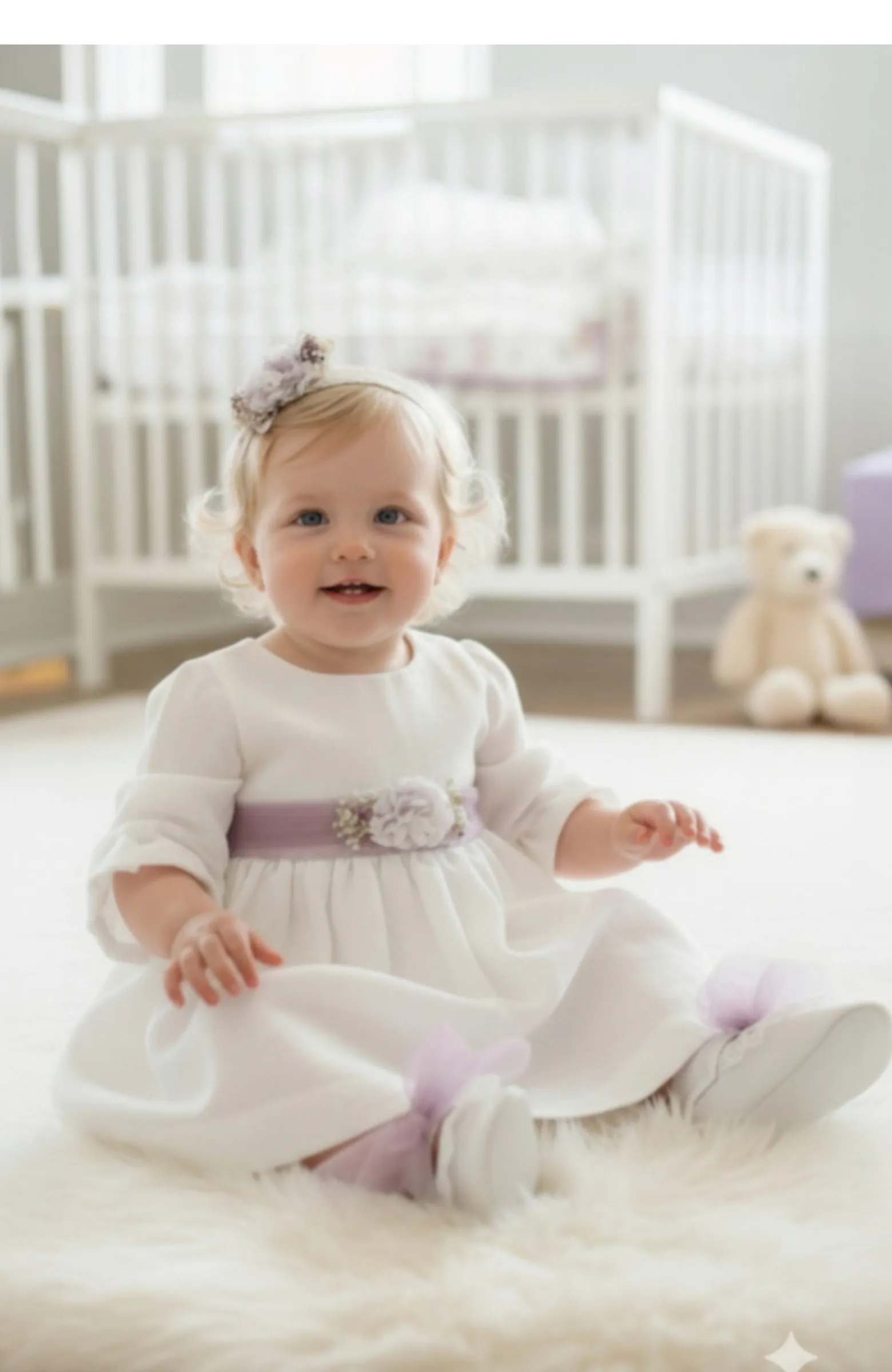 Vestido bebé ceremonia Abril