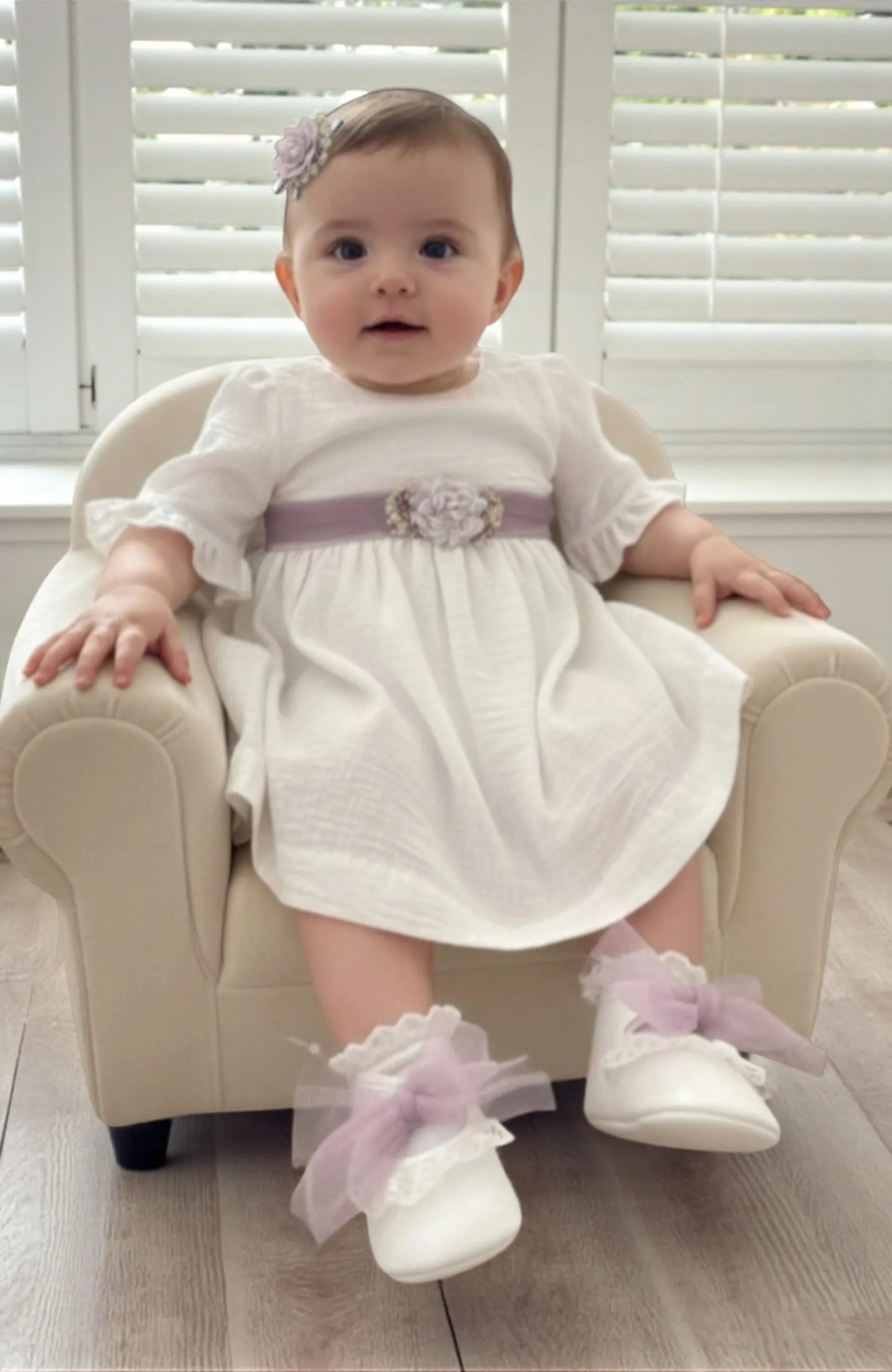 Vestido bebé ceremonia Abril