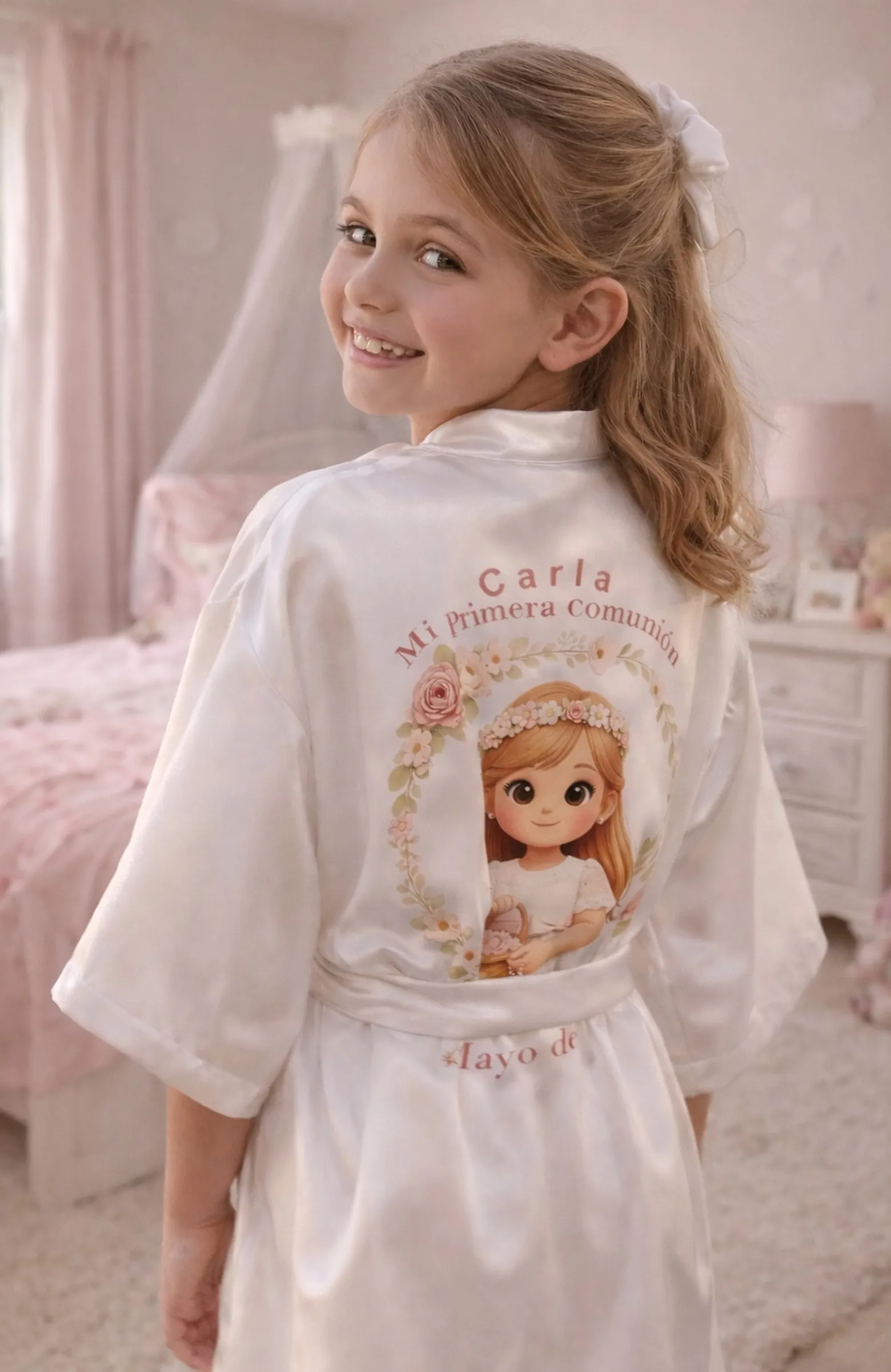 Batín de Comunión personalizado