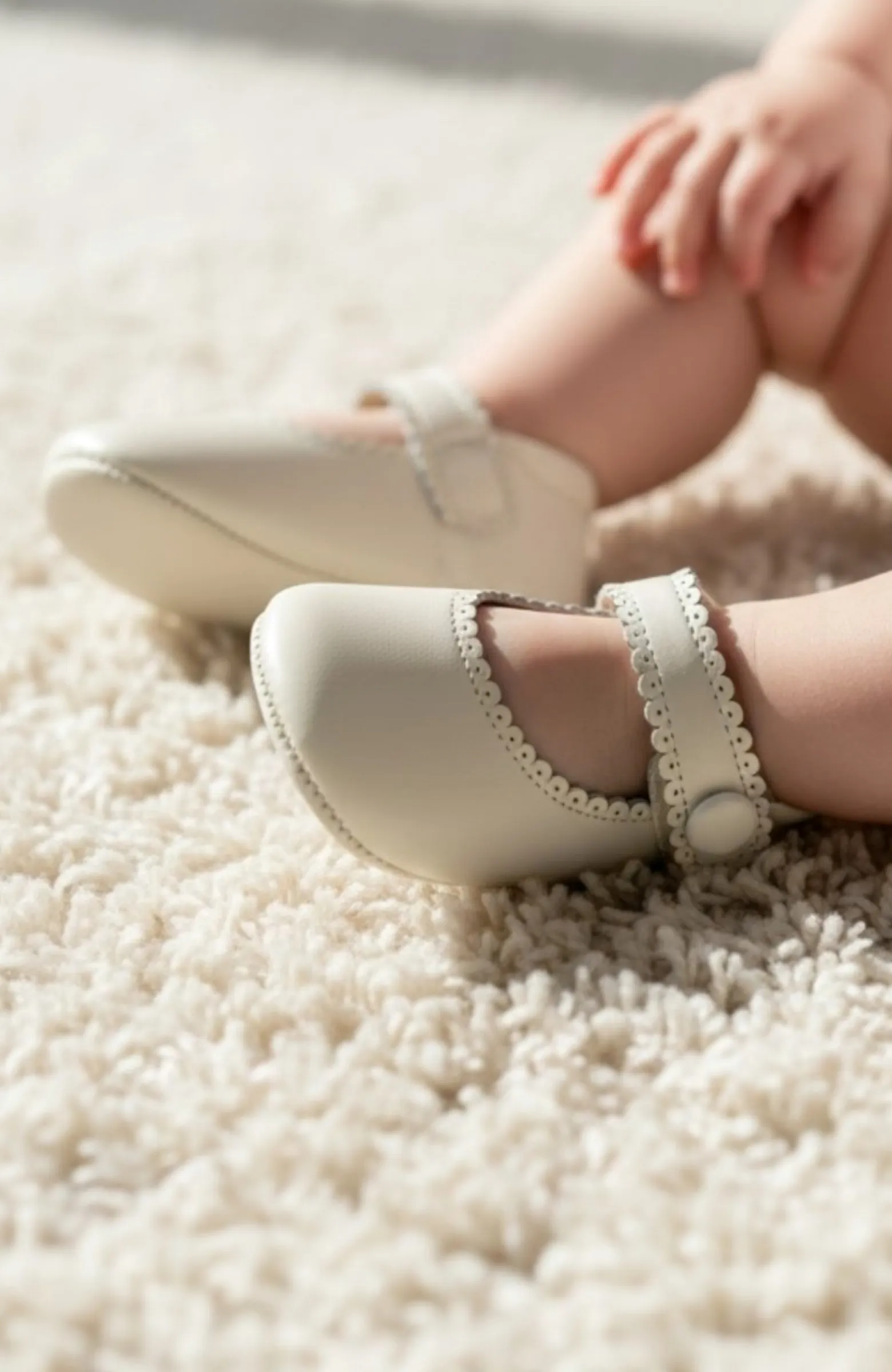 Zapatos niña merceditas crudo Piris