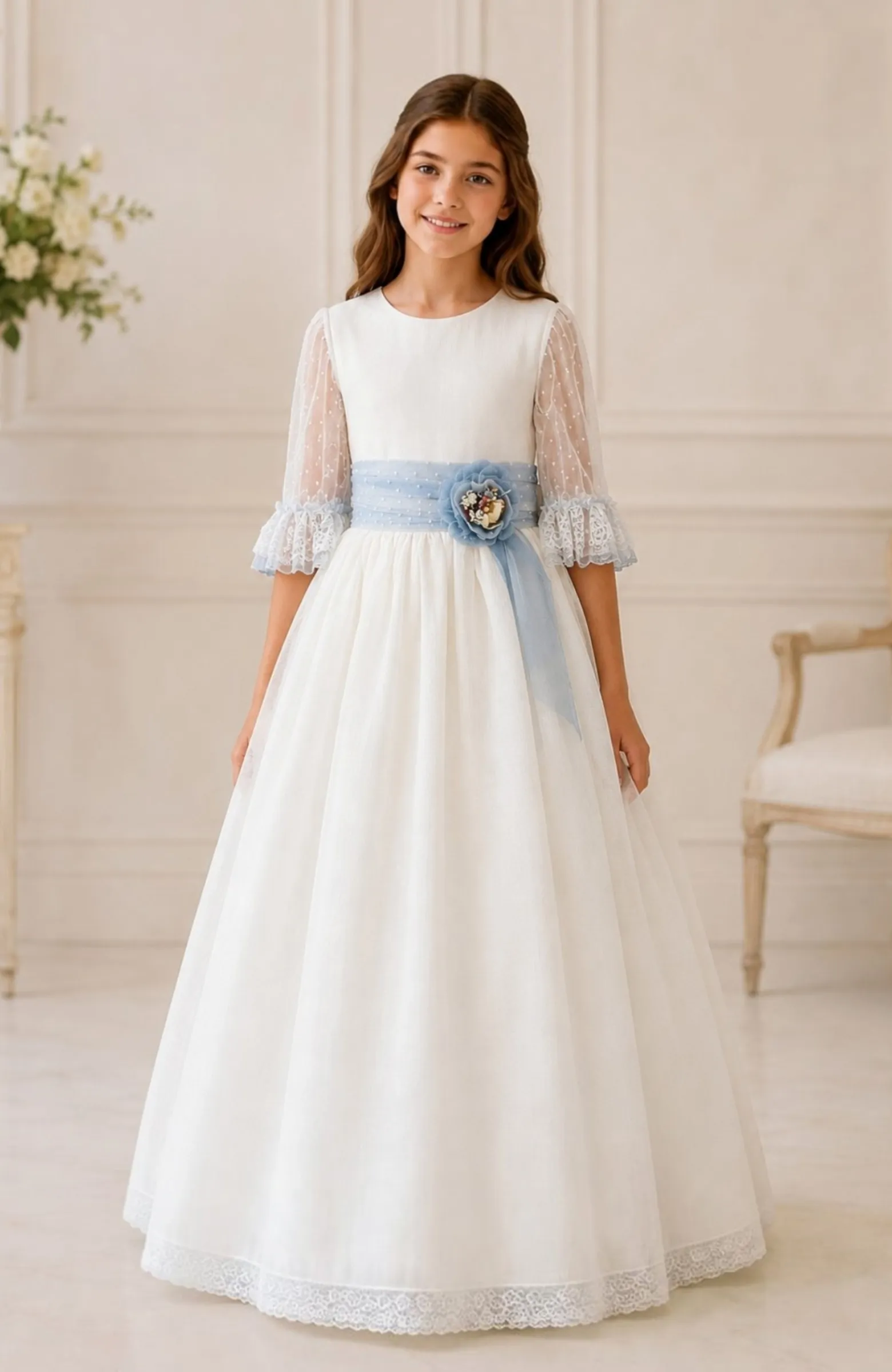 Vestido de Comunión Ambar
