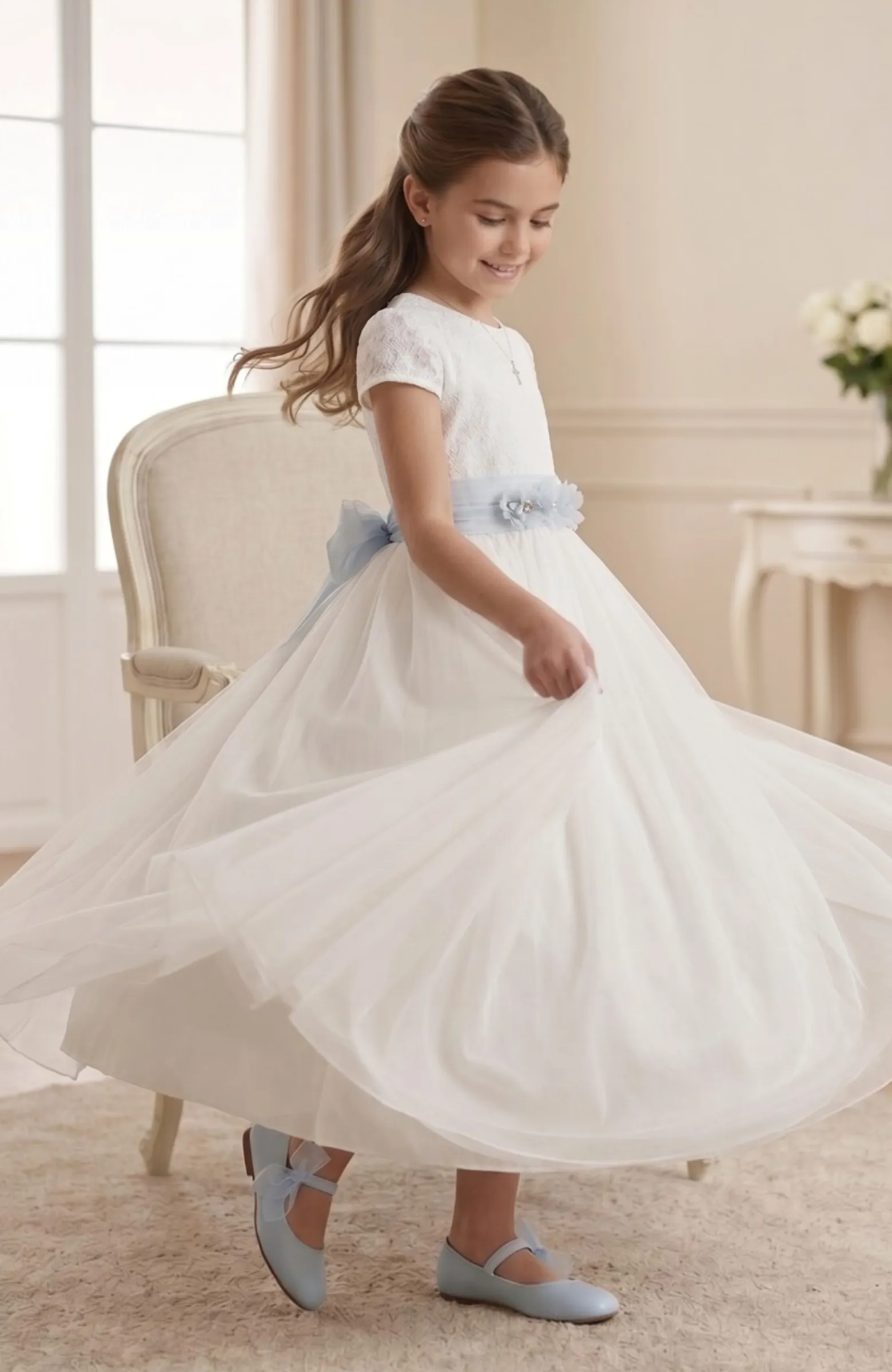 Vestido niña Comunión Aria