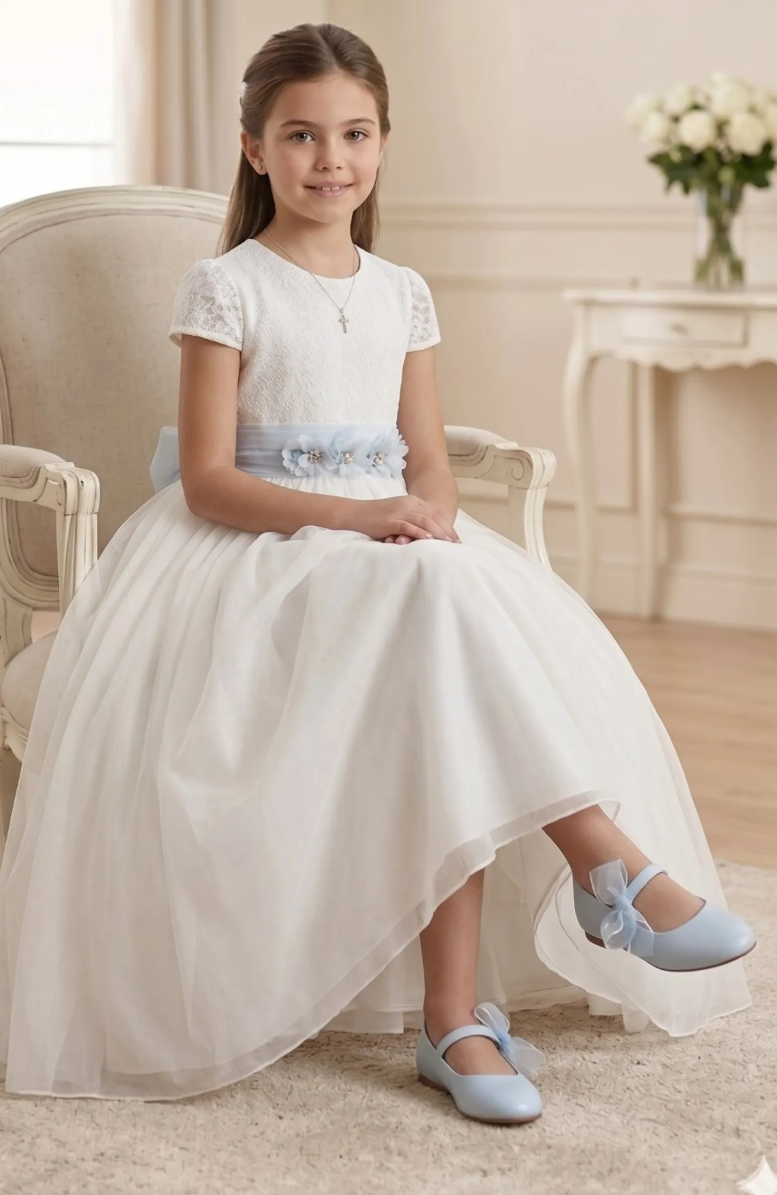 Vestido niña Comunión Aria