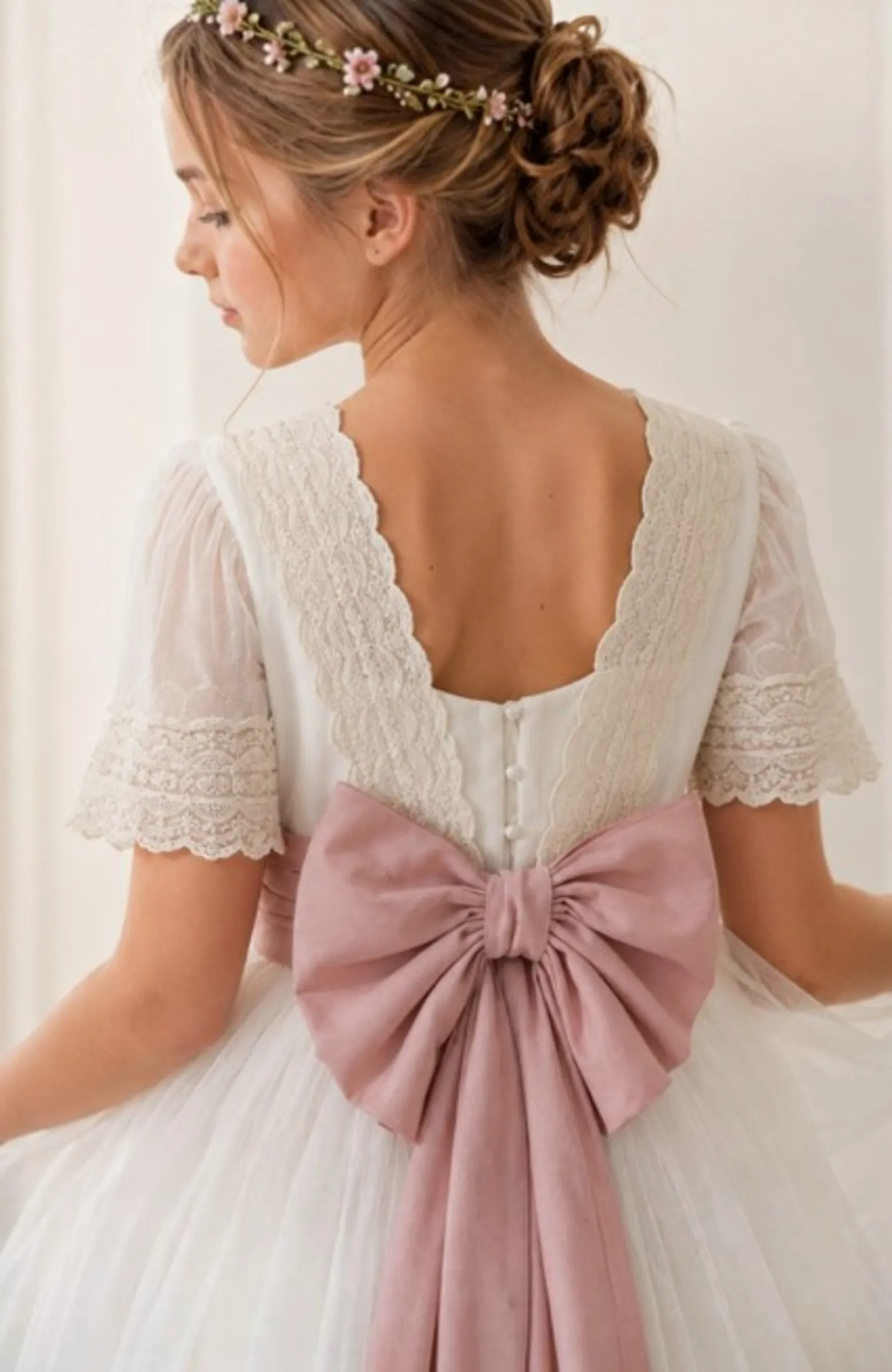Vestido de Comunión Cielo