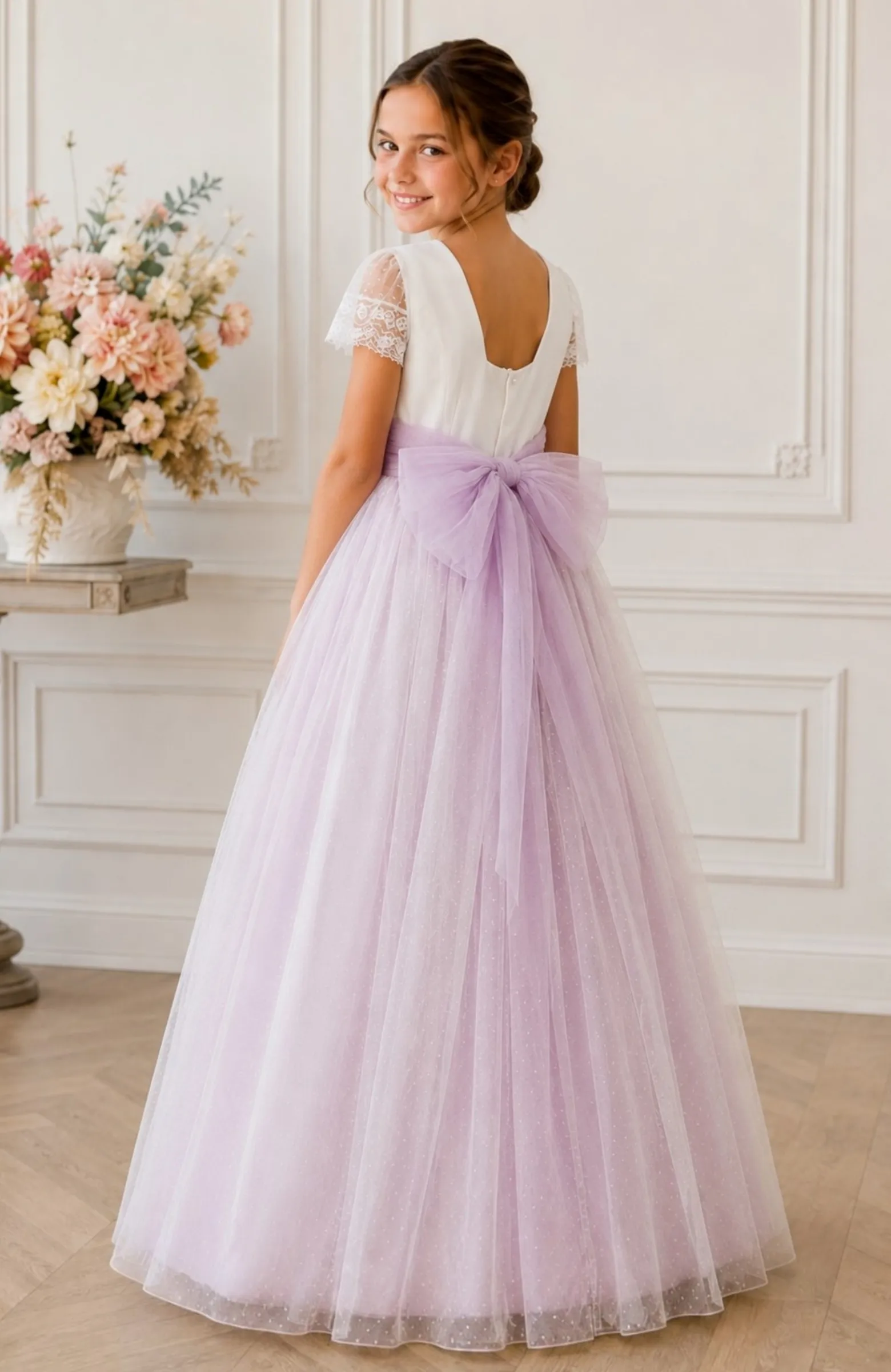 Vestido de niña de Comunión Ambar