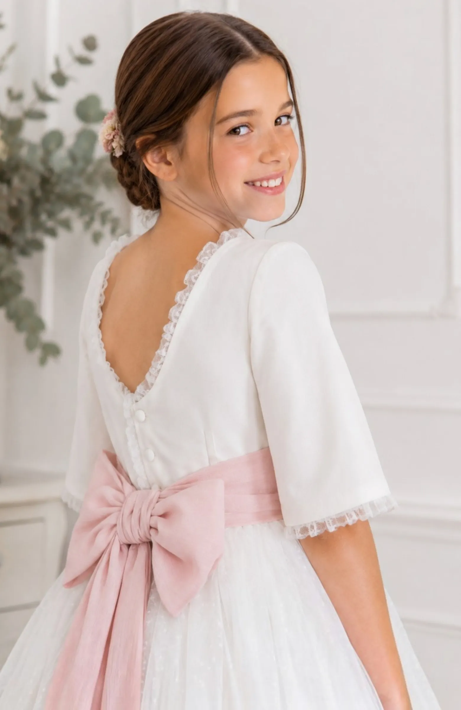 Vestido Comunión niña Brezo