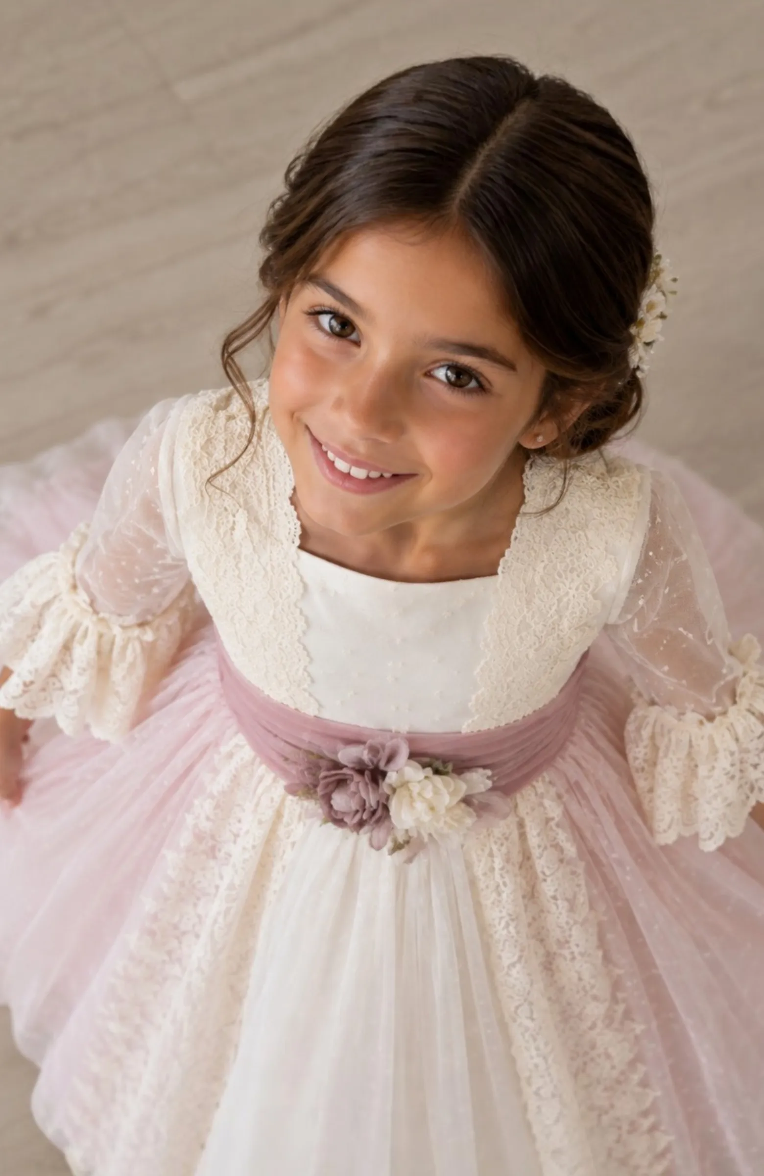 Vestido de niña de Comunión Sauce