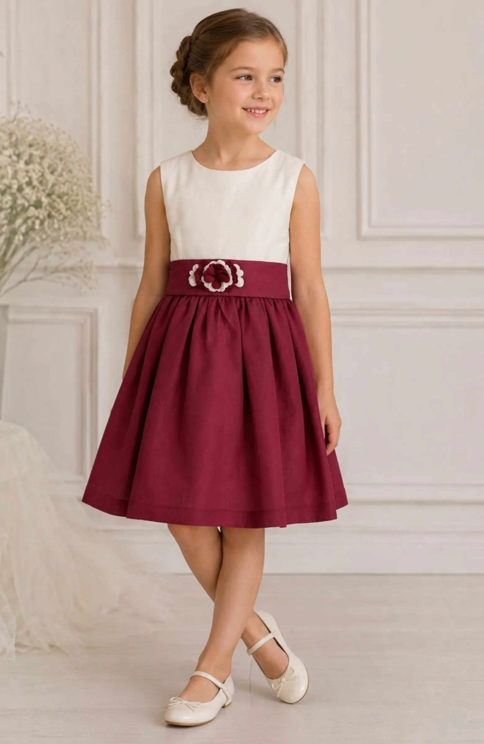Vestido niña ceremonia Sira