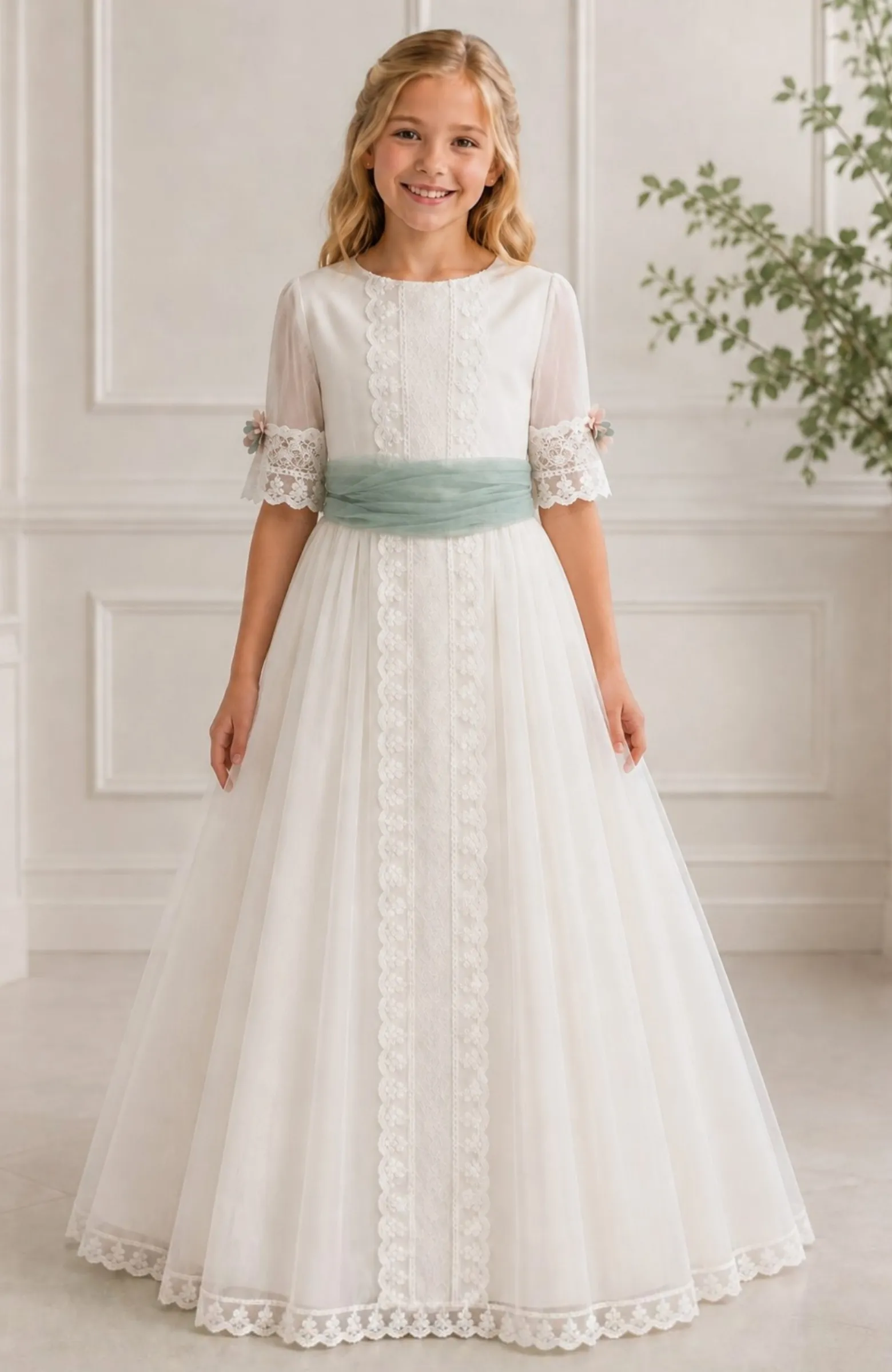 Vestido de Comunión Trigo