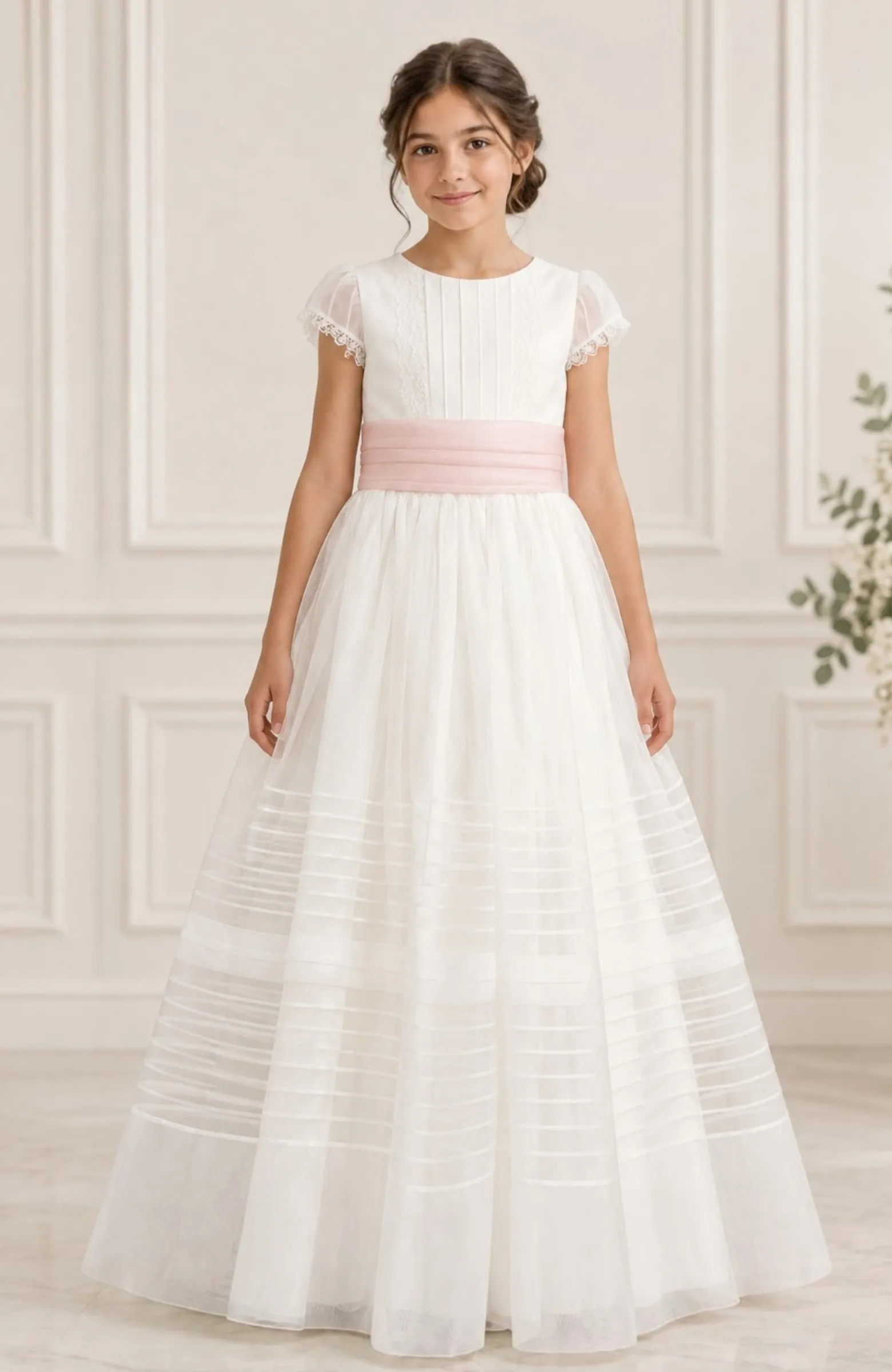 Vestido Comunión jaretitas Silex
