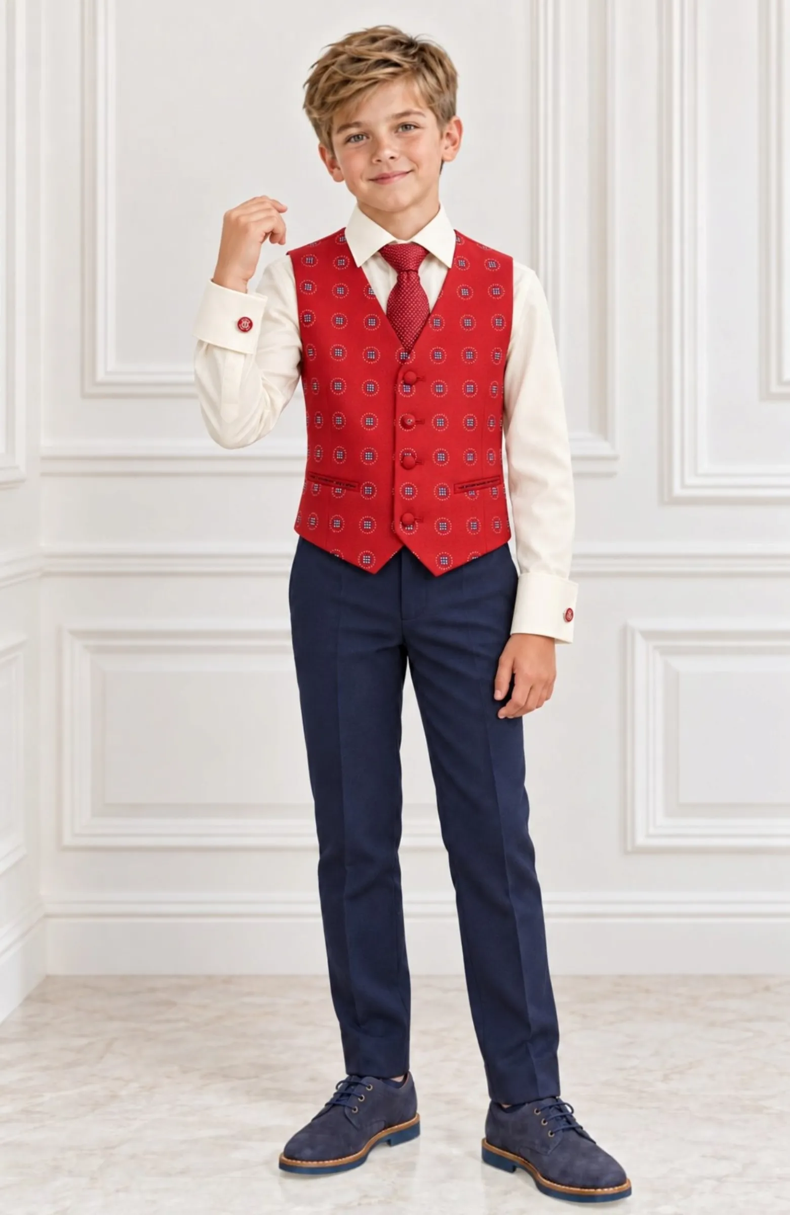 Traje de almirante Comunión 5 piezas Mimo