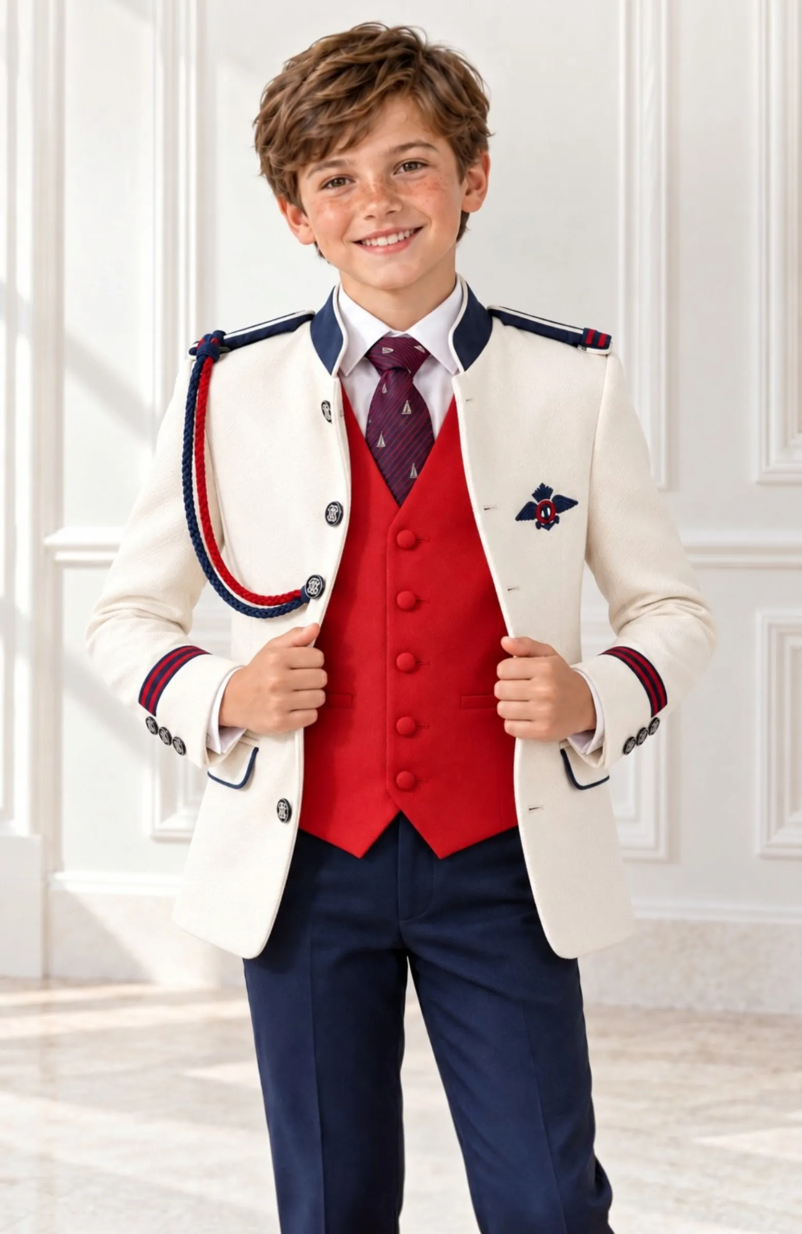 Almirante niño Comunión Raco