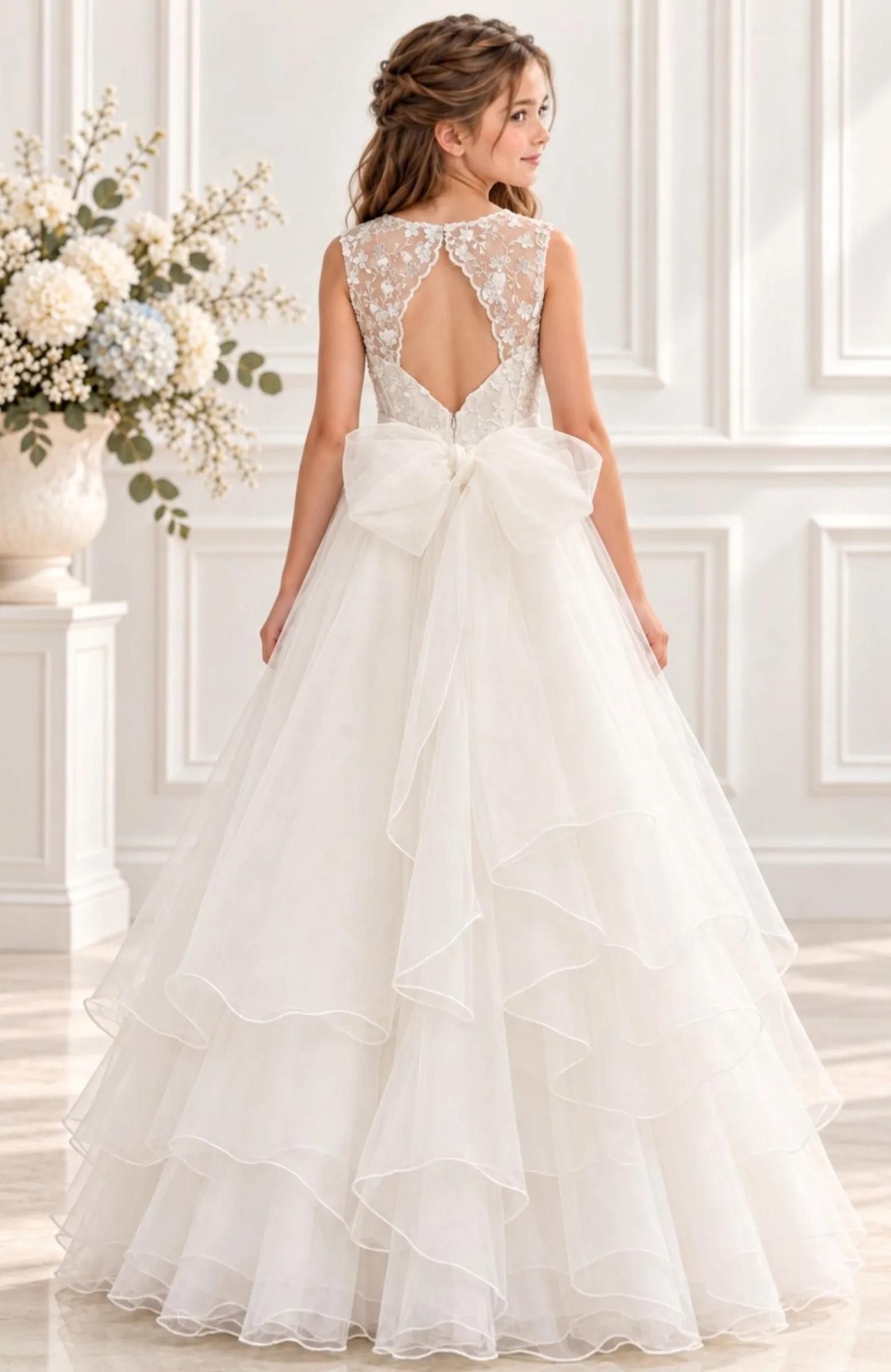 Vestido Comunión niña Mimilu azul