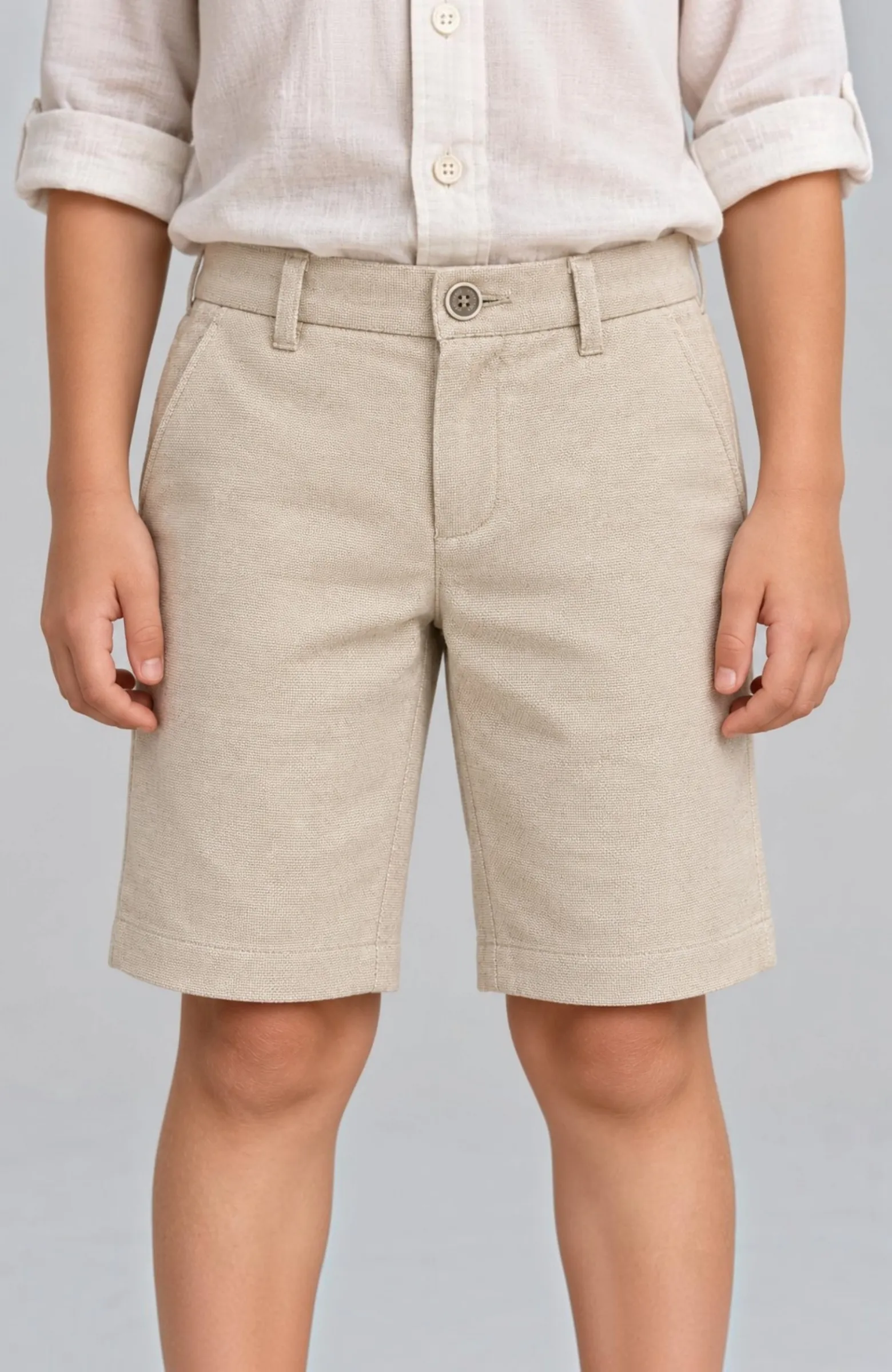 Bermuda niño Varones tostada Oxford