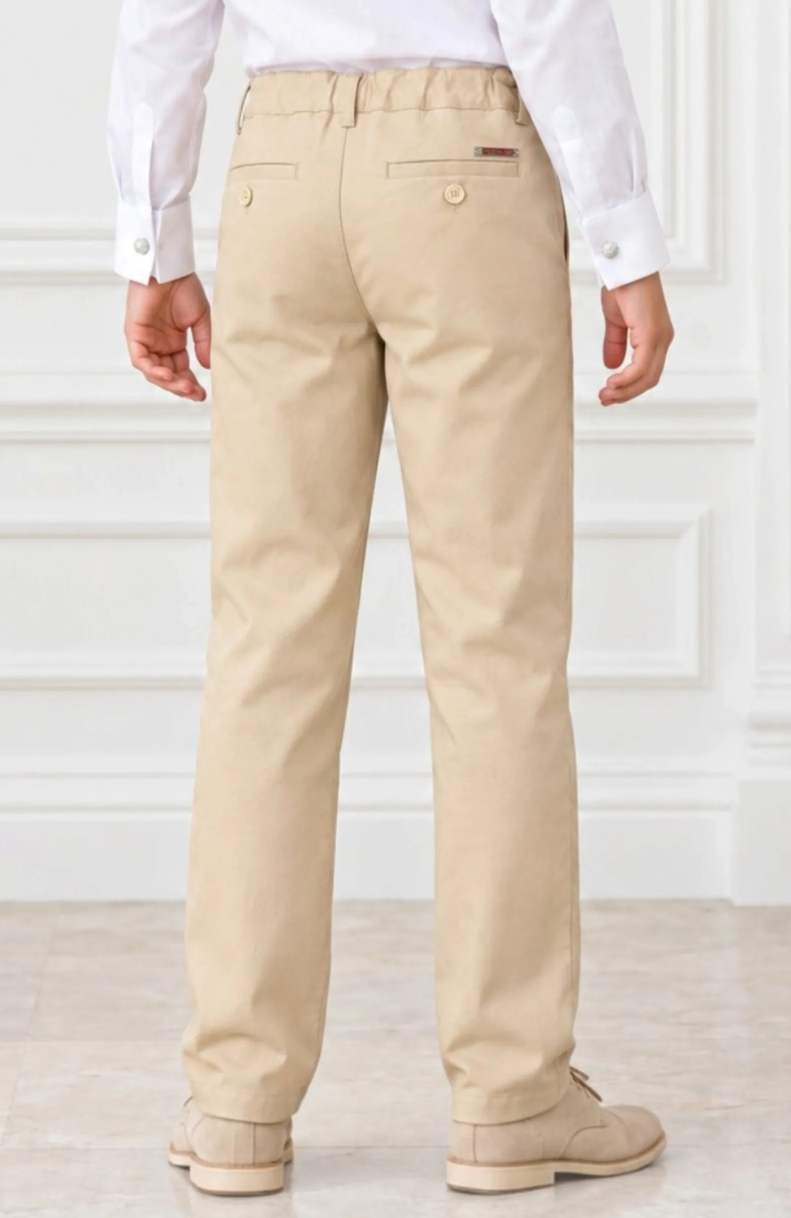 Pantalón niño Regular fit camel Varones