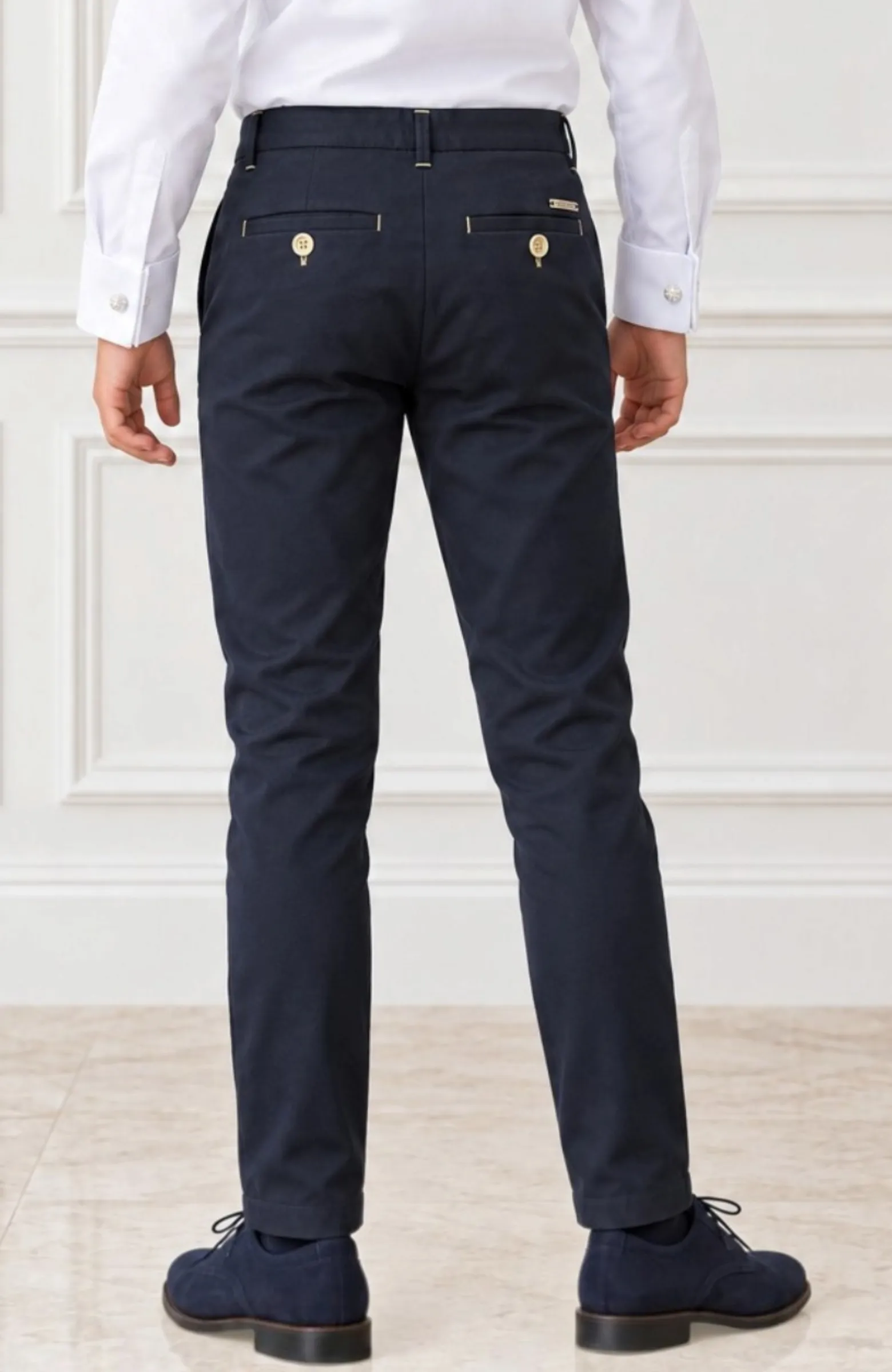 Pantalón niño marino Skinny Varones