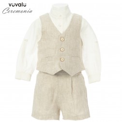 Conjunto niño con chaleco abelandlula