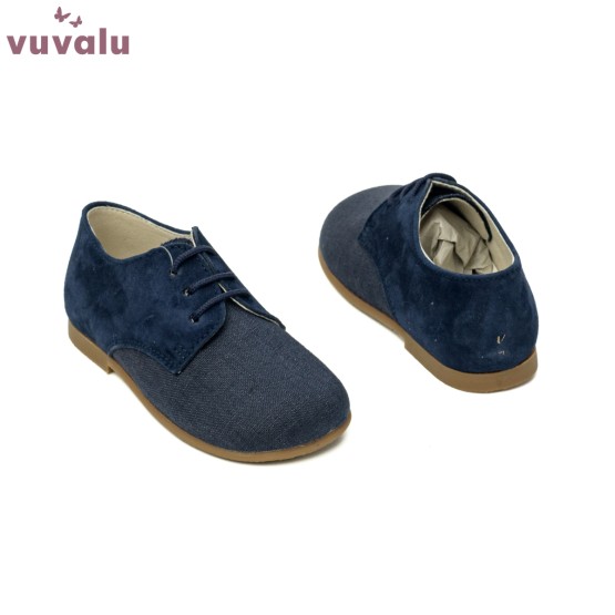 ZAPATO NIÑO blucher ante 