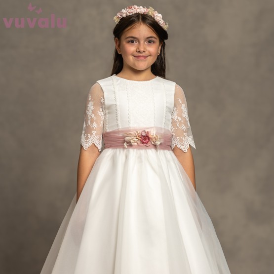 VESTIDO COMUNION NIÑA PRAGA