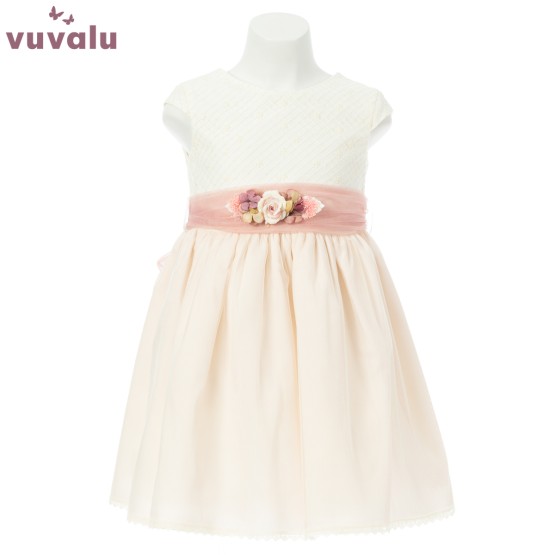 Vestido de Ceremonia para bebé Candela rosa