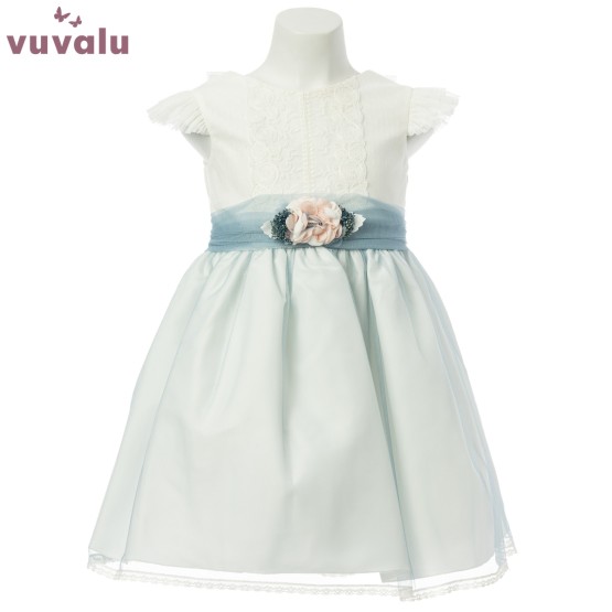 Vestido de Ceremonia India azul