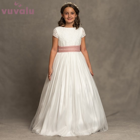 VESTIDO COMUNION NIÑA MOSCU