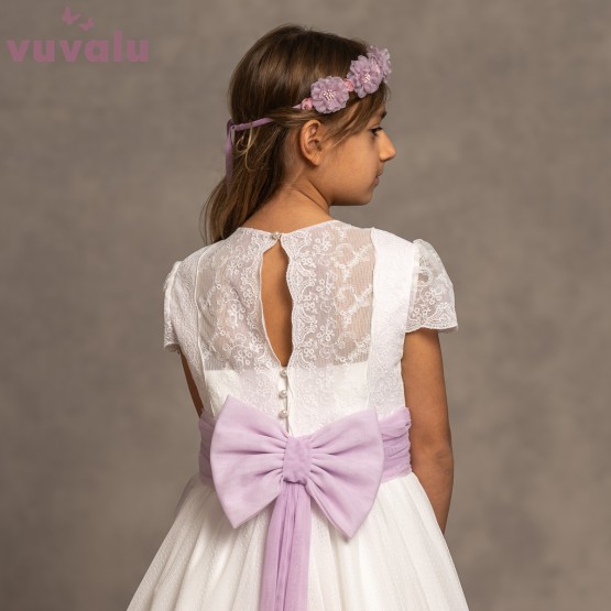 VESTIDO COMUNION NIÑA ROMA