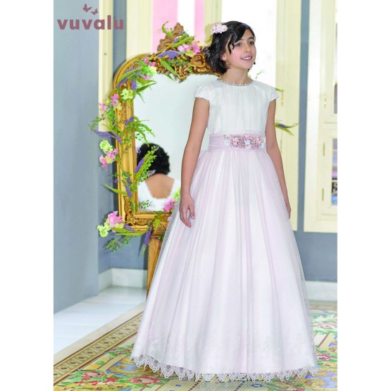VESTIDO COMUNION NIÑA BRUSELAS