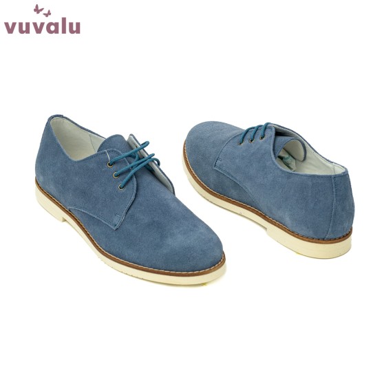 ZAPATO niño blucher ante