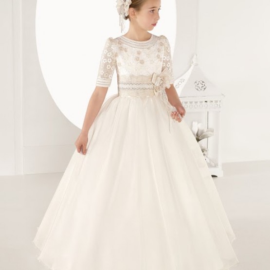 Vestido Comunion carmy Colección 2017 Modelo 7109