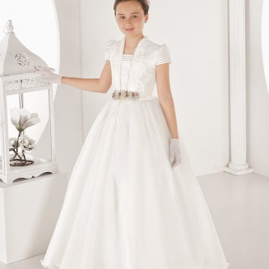Vestido Comunion Carmy Colección 2017 Modelo 7427