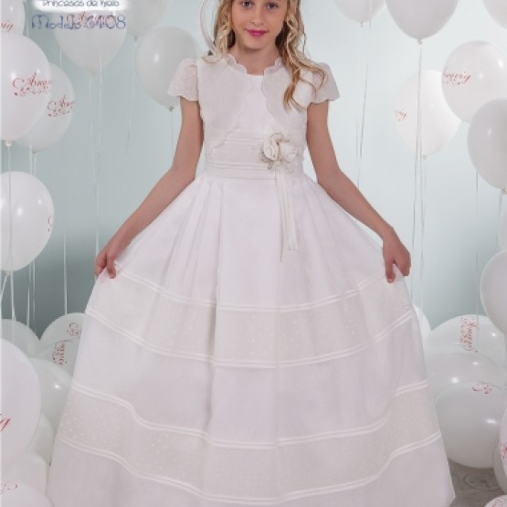 Vestido Comunión Anavig Colección 2017 Modelo 6408