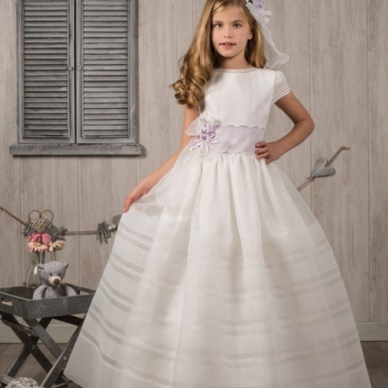 Vestido Comunion Cemaros Colección 2017 Modelo 771