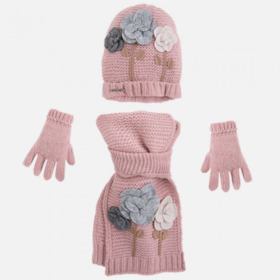Conjuntos gorro bufanda outlet y guantes niña