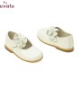 ZAPATO NIÑA con flor de piel