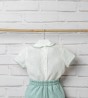 Conjunto lino bebé Mateo verde