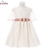 vestido niña de plumeti rosa