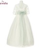 VESTIDO COMUNION NIÑA con cintura bordada