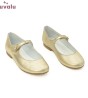 ZAPATO NIÑA dorado ceremonia