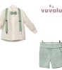 Conjunto niño ceremonia Lino Sebastian verde